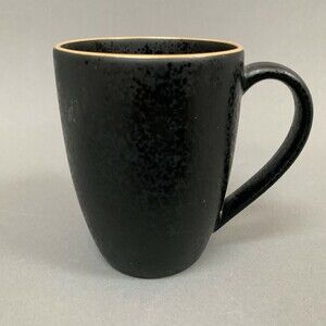 Dansk Santiago Black Coffee Cup Mug Dishwasher and Microwave Safe